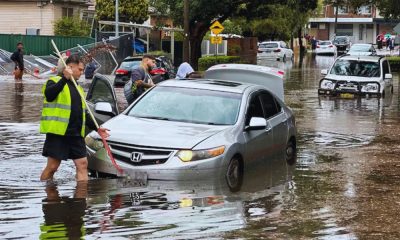 Sydney roads after flash flooding